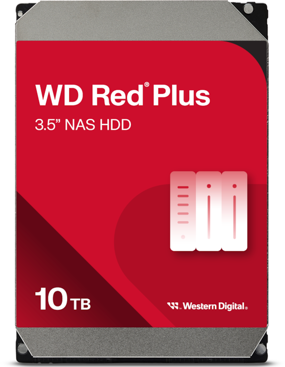 WD Red Plus (10 TB, 3.5", CMR)