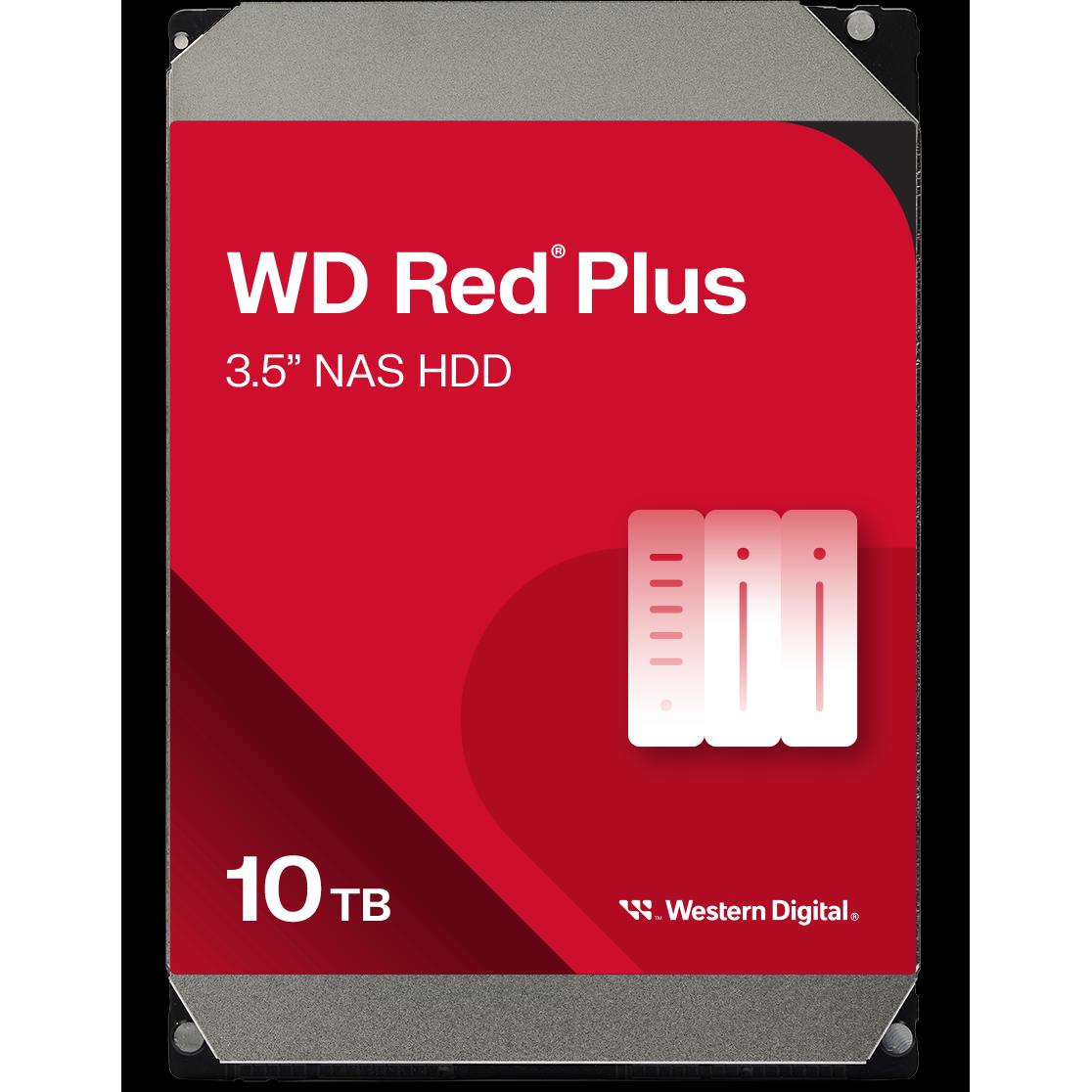 WD Red Plus (10 TB, 3.5", CMR), Festplatte