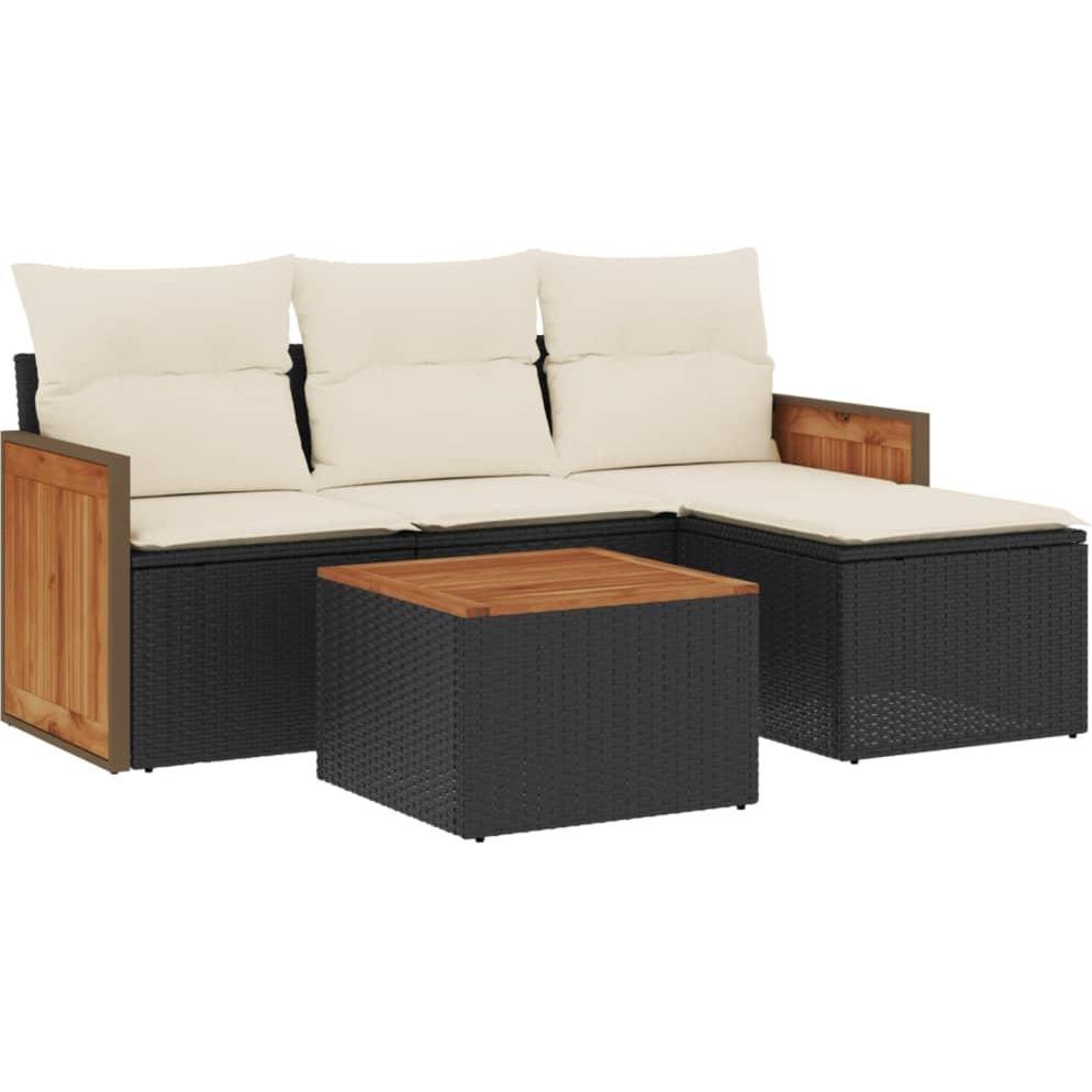 VidaXL, Gartenlounge, 10-tlg. Garten-Lounge-Set mit Kissen