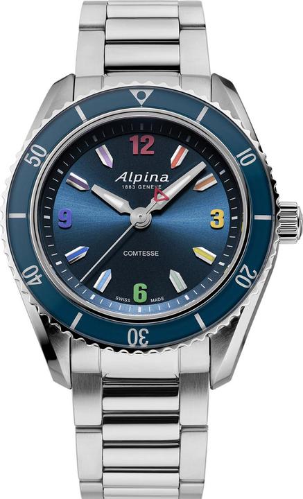 Alpina Watch Alpine Comtesse Quartz Rainbow Édition limitée (Horloge analogique, 37 mm)