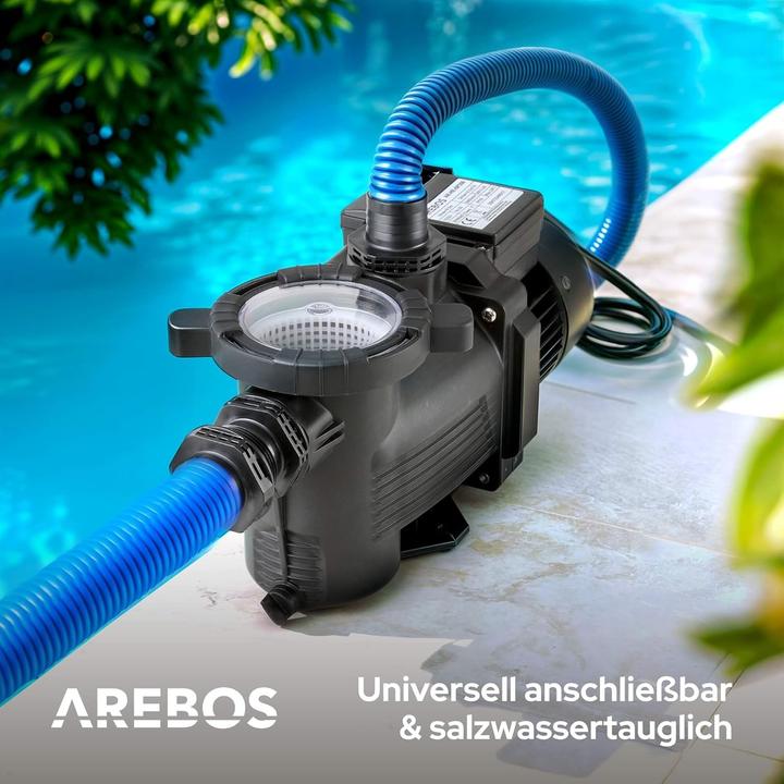Produktbild Arebos Schwimmbadpumpe