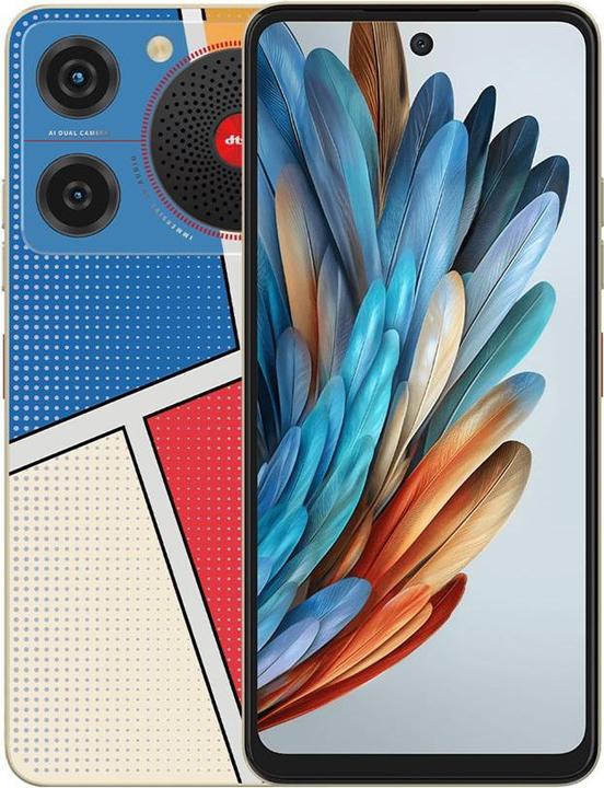 Actual product image Nubia Mobile Phone Music / 4GB / 128GB / (128 GB, Pop art, 6.60", 4G)
