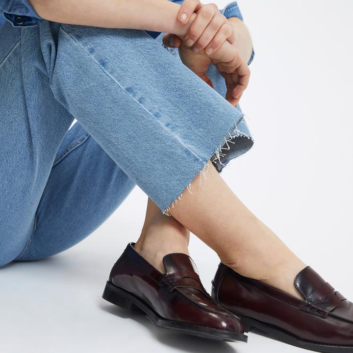 Immagine prodotto La Redoute Collections Jeans dritti a vita alta con lunghezza 7/8 (Banda radio 38 (2600 MHz))