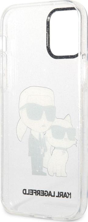 Actual product image Karl Lagerfeld iPhone 12/12 Pro IML Glitter Karl and Choupette NFT Case (Apple iPhone 12, Apple iPhone 12 Pro)