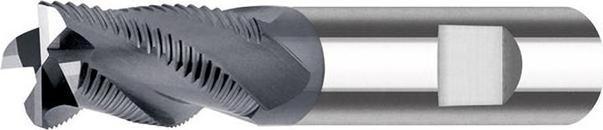 Produktbild Fortis Schruppfräser lang VHM Schaft 12 mm Länge 83 mm