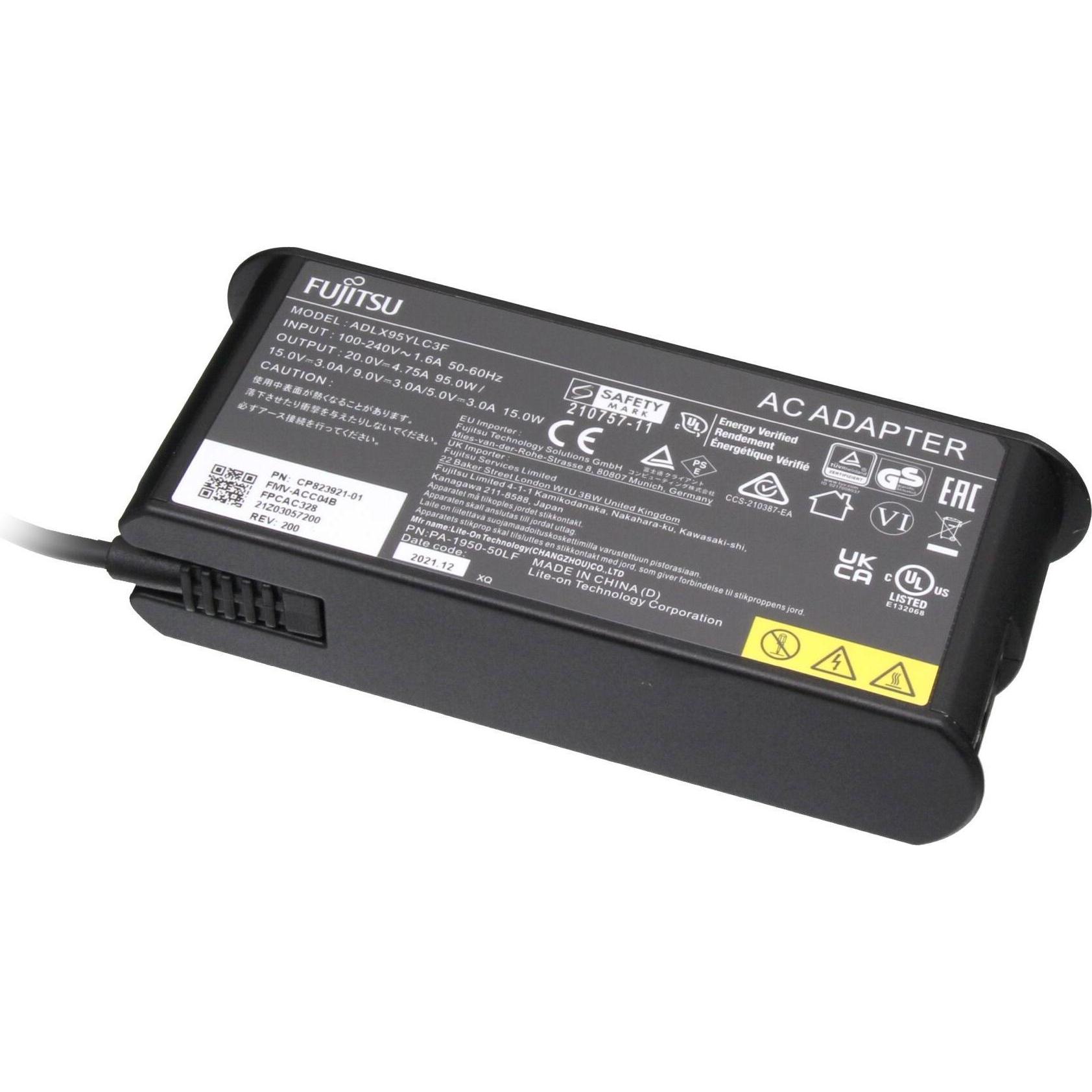Fujitsu CP811081-XX (95 W), Notebook Netzteil, Schwarz