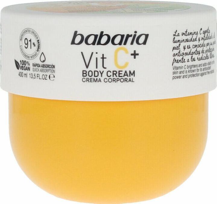 Babaria VITAMIN C+ body cream 100% vegan 400 ml (Körpercreme, 400 ml)