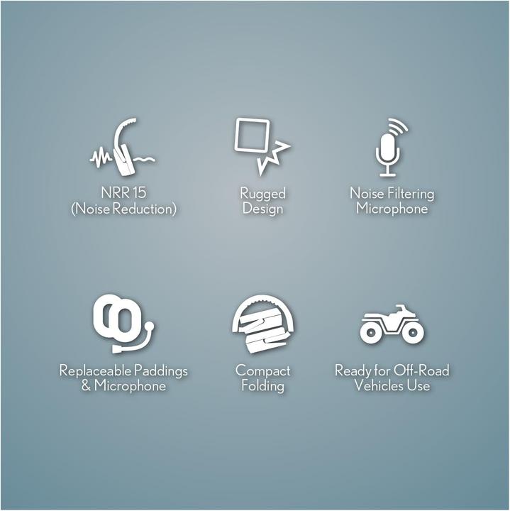 Produktbild Cardo Packtalk Edgephones Motorcycle (Passive Geräuschunterdrückung, 13 h, Kabellos)