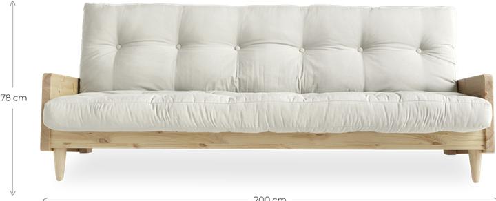 Produktbild Karup Design Indie Klar lackiert (3-Sitzer, Bettsofa)