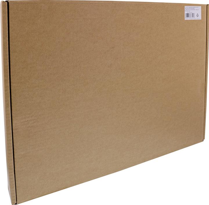 InLine 19" Fachboden ausziehbar, 350mm, 30kg, 2HE, RAL 9005 schwarz