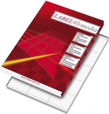 Elite Screens Selbstklebeetiketten LabelMedia, A4, weiss, 105x74 mm, weiss, (8) (100)