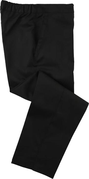 Actual product image Dennys Cooking Pants Black Elastic Waistband (XXL)