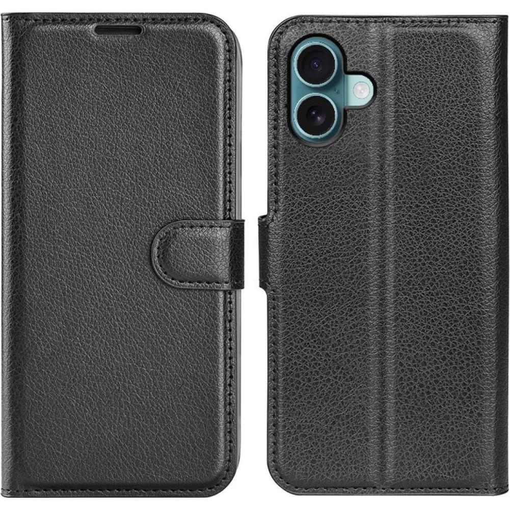 Screenguard Apple iPhone 16 Leather Guard Lederhülle (Apple iPhone 16), Smartphone Hülle, Schwarz