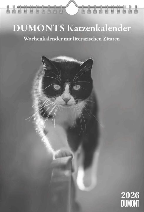 Produktbild Dumonts literarischer Katzenkalender - Wochenkalender mit 53 Motiven und Zitaten von Marion (Deutsch)