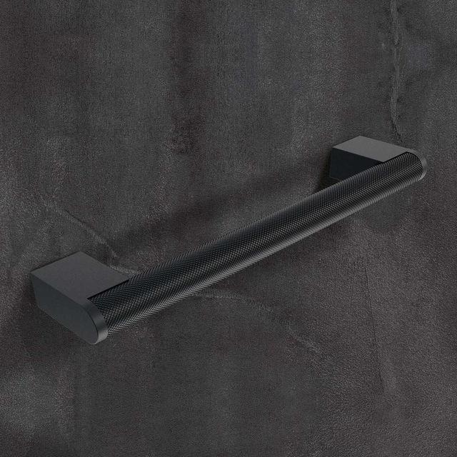 Actual product image Hettich Griff Varna schwarz matt 160 mm