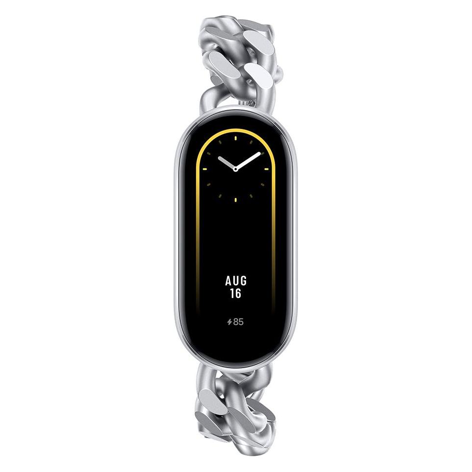 Simpeak Cinturino Compatibile per Xiaomi Mi Smart Band 4 in Acciaio Inossidabile con chiusura pieghevole, Cinghia di Polso, Fibbia Compatibile per Xiaomi Mi Band 4 [5.5-8.1 Pollice] (Nero