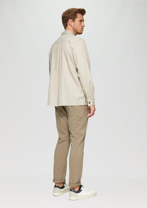 Image du produit S.Oliver Hemd Lässiges Overshirt mit Fischgrat-Struktur (3XL)