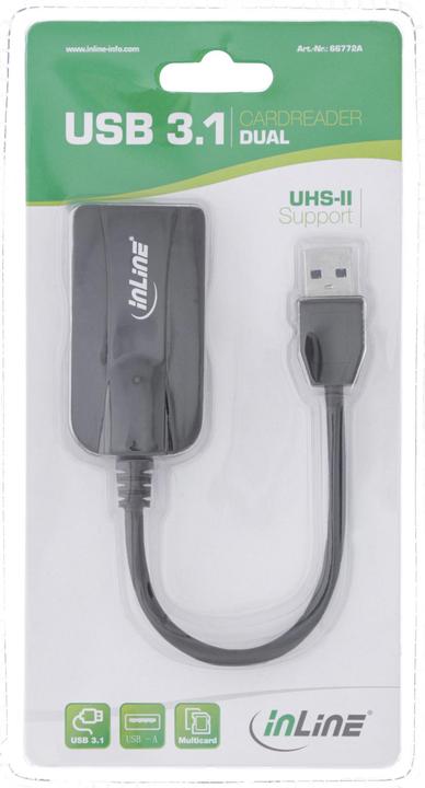 Image du produit InLine Lecteur de cartes Lecteur de cartes USB 3.1 USB-C, pour SD (USB-C)