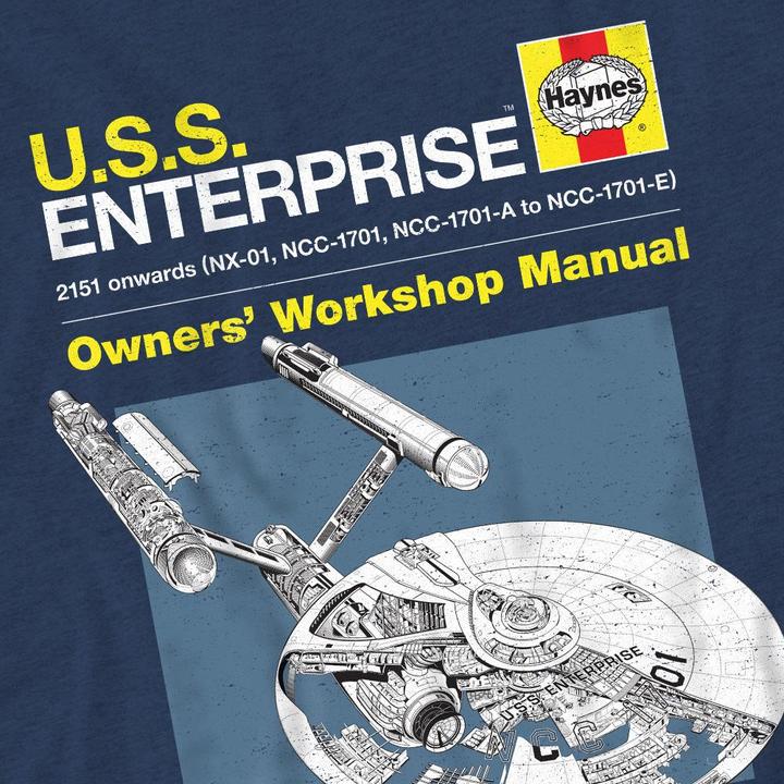 Actual product image Unisex Adult Enterprise Manual T-Shirt (XXL)