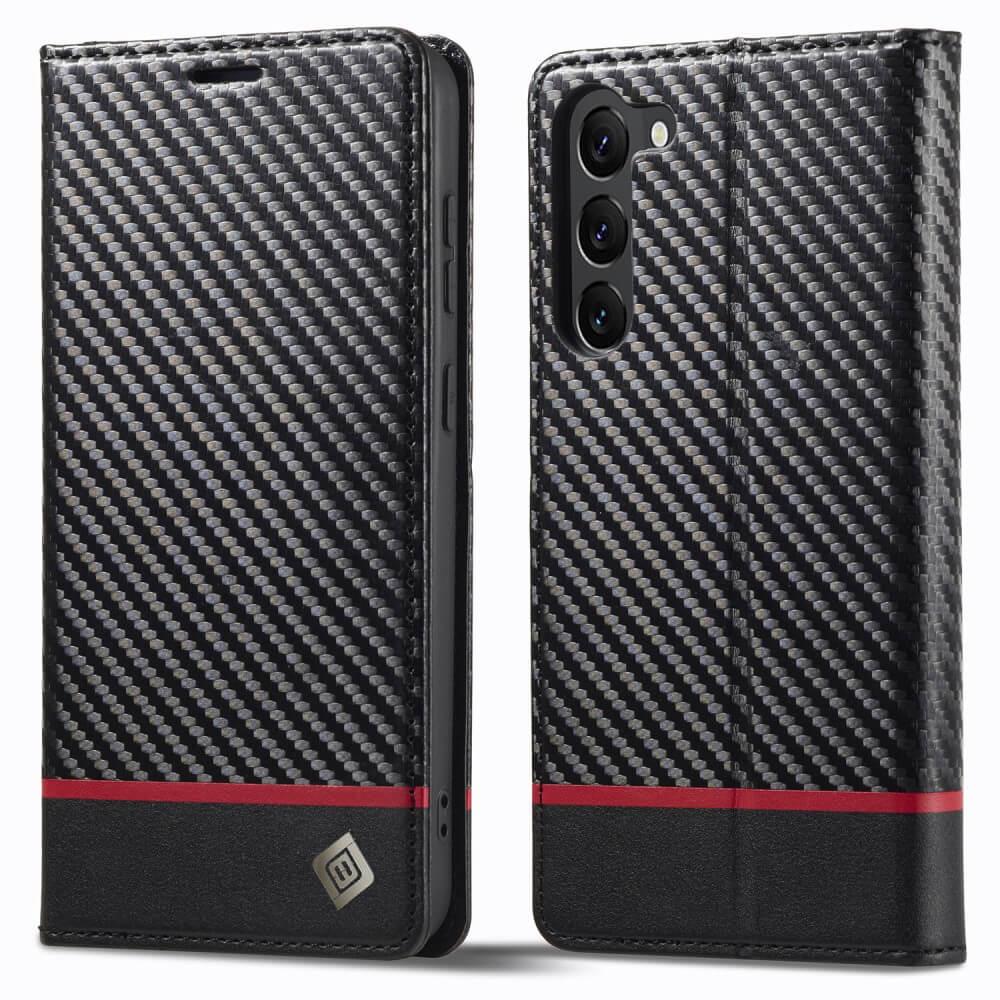 LC.Imeeke Hülle Carbon Fiber (Samsung Galaxy S24+), Smartphone Hülle