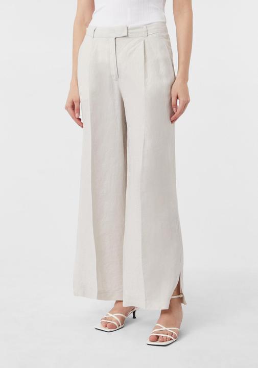 Actual product image Comma Hose Marlenehose aus Leinen mit Saum-Schlitzen (46)