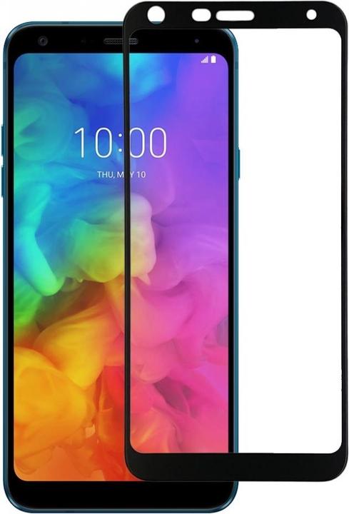 Actual product image Screenguard LG Q7+ Full Screen Protective Glass Film 2.5D 9H (1 pcs., LG Q7+)