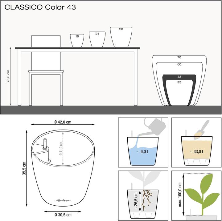 Actual product image Lechuza Classico Color (42 x 39.50 cm)