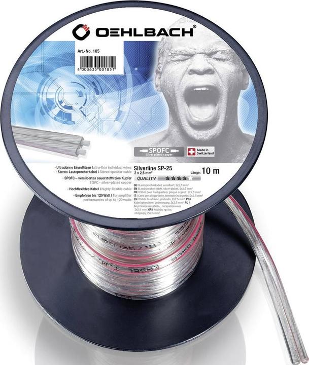 Actual product image Oehlbach Silverline SP25 (10 m, 2.50 mm²)