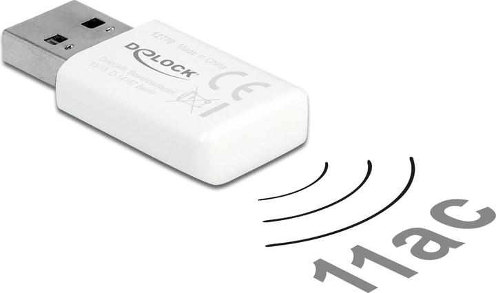 Produktbild Delock WLAN-AC USB-Adapter 12770 mit WLAN (USB)