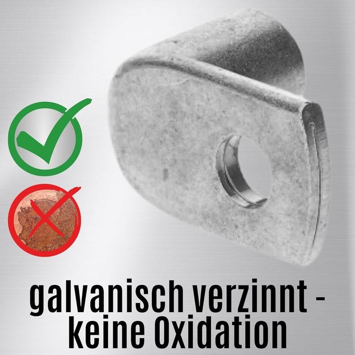 Produktbild Kalitec 10 Stück KA3-L5 Handelsübliche Rohrkabelschuhe gewinkelt 16mm² M5 I ohne Sichtloch I 90° I M