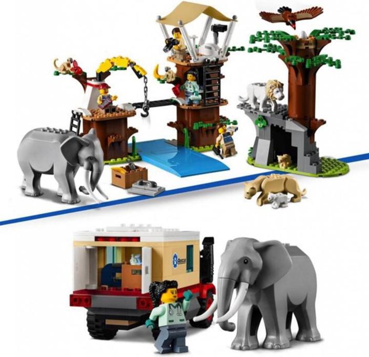 Produktbild LEGO Tierrettungscamp (60307, LEGO City, LEGO Seltene Sets)
