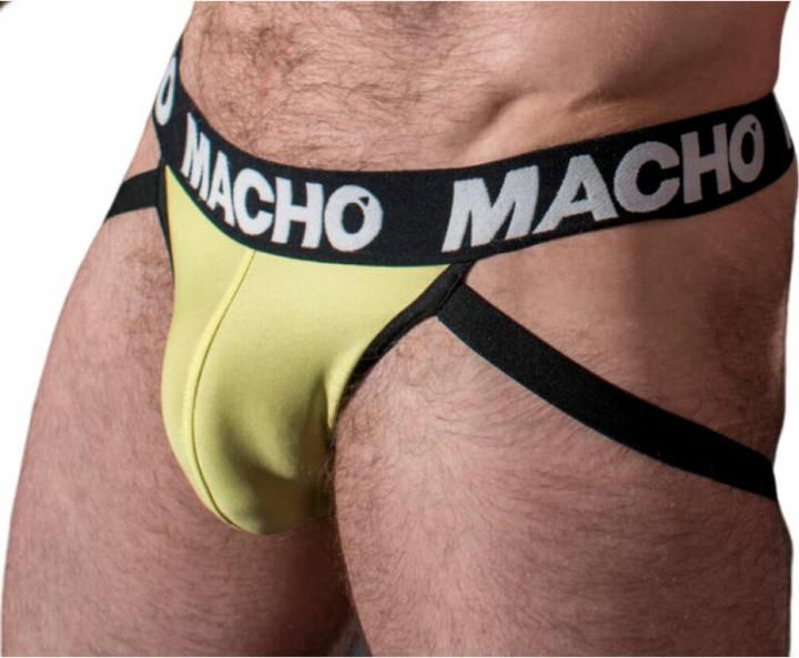 Macho Underwear Macho - Mx25a Jock Lycra Yellow S