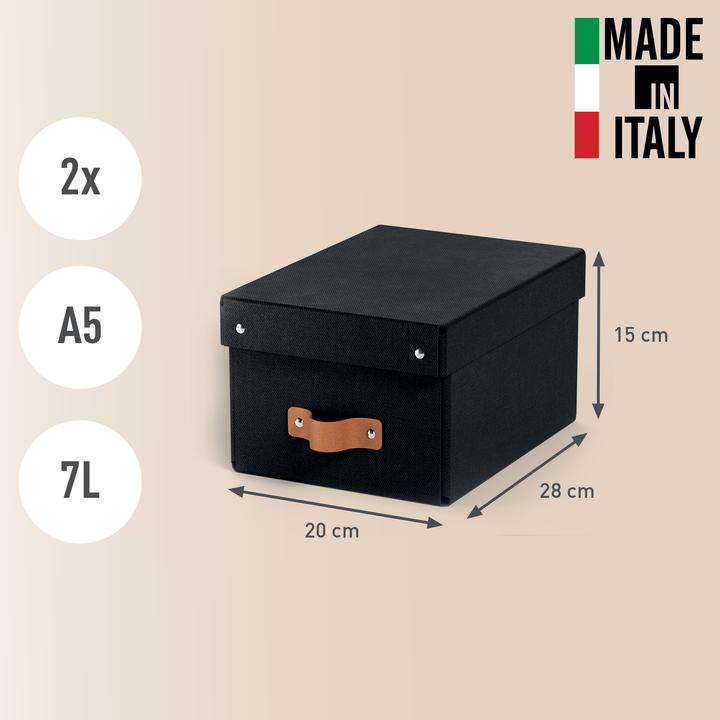 Produktbild Leitz Archivbox Puro Recyclingkarton Klein mit Deckel (A5)