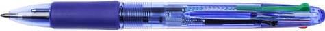 Produktbild Q-Connect Vierfarbenkugelschreiber (Blue, 1 x)