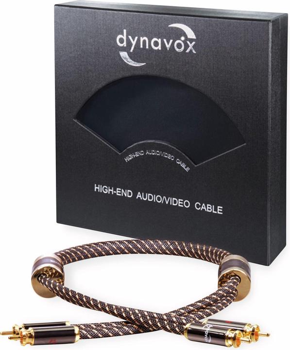 Actual product image Dynavox LineCinch cableStereo (1 m, Cinch)