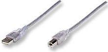 Produktbild Manhattan Hi-Speed USB 2.0 Anschlusskabel, 1x USB A - 1x USB B (1.80 m, USB 2.0)