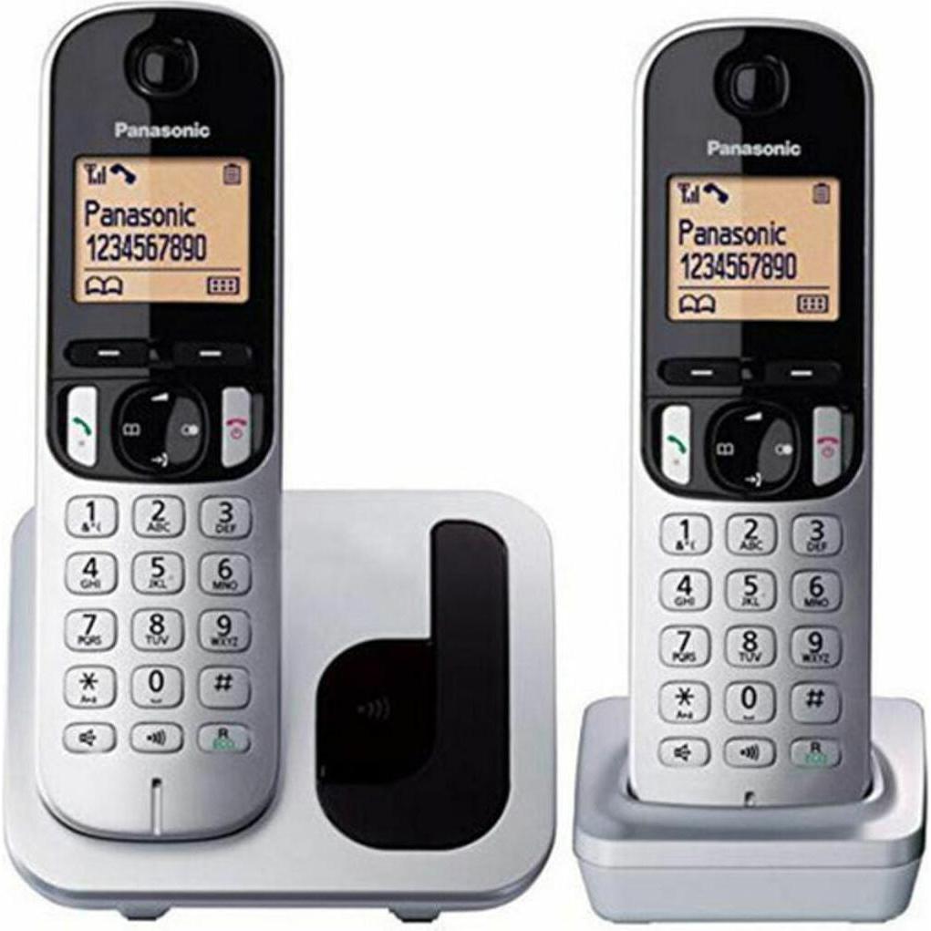 Panasonic Wireless Telephone Kx-Tgc212sps Duo Silver, Telefon, Grau