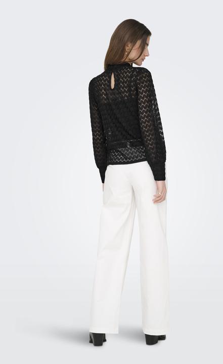 Produktbild JdY Spitzenverziertes Oberteil mit langen Ärmeln (S)