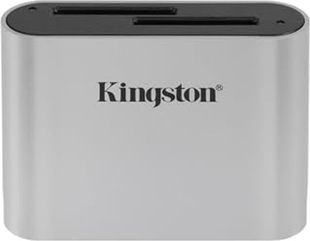Immagine prodotto Kingston Lettore di schede USB-C 3.2 Gen2 Dual-Slot SD UHS-II al dettaglio (USB 3.2 Gen 2)