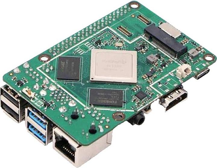 Produktbild Allnet Rock Pi 4 Model B 2GB V1.4 mit Dualband 2.4/5GHz WLAN/Bluetooth 5.0