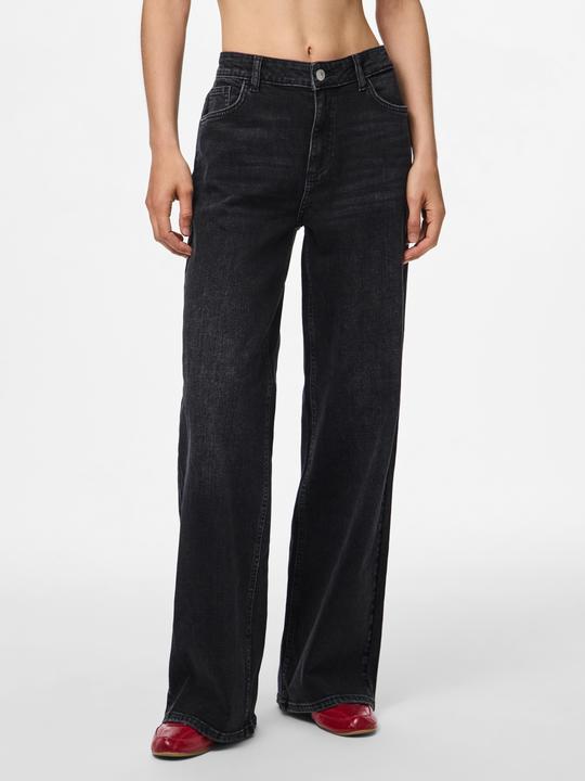 Produktbild Pieces Pcsilke Mw Wide Jeans Bl Noos Bc (25)
