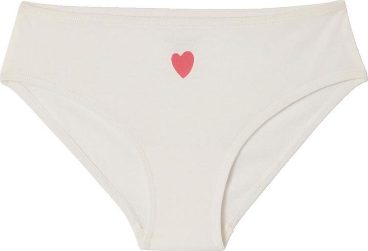 Produktbild Vertbaudet 7er-Pack Slips mit Herzmotiv, Bio-Baumwolle Mädchen BASIC (110, 7er Pack)