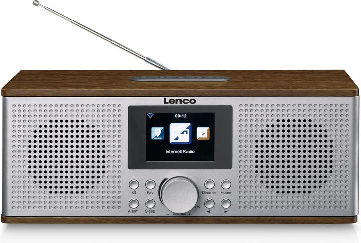 Actual product image Lenco DIR-170, DAB+ Internet Radio, Walnut (DAB+, Internet radio, Bluetooth)