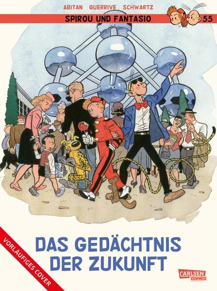 Actual product image Spirou and Fantasio 55: The memory of the future (Benjamin, Guerrive, Sophie/Abitan, German)