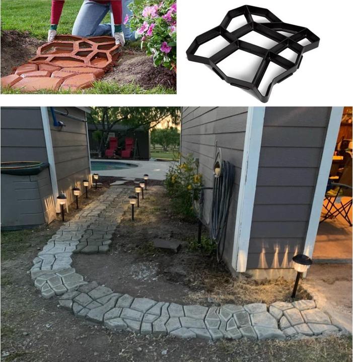 Produktbild HTI-Living Betongiessform Gehwegplatte Nessa Natur