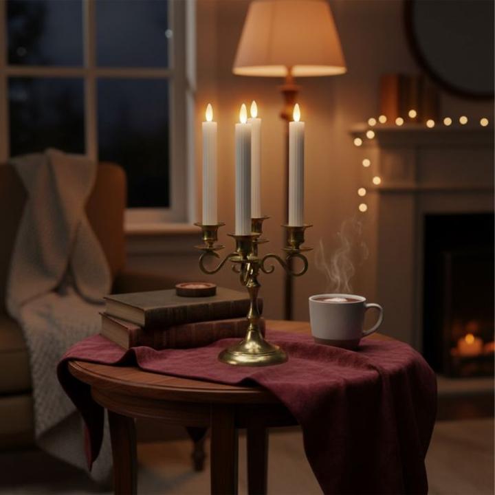 Actual product image Relaxdays 6x LED tapers (6x)