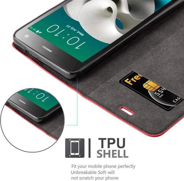 Actual product image Cadorabo Book Invisible Magnet Cover (ZTE Blade L3)