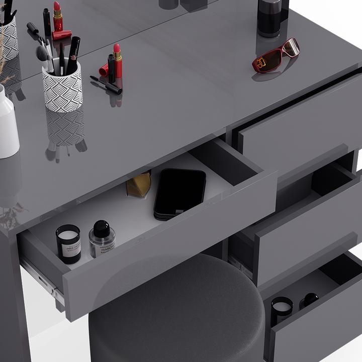 Image du produit Vicco Sherry mit Hocker (90 x 40 x 75 cm)