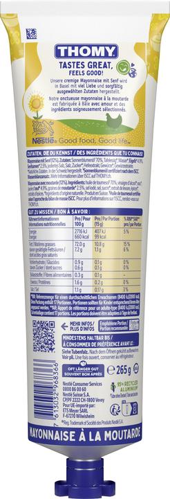 Produktbild THOMY Mayonnaise mit Senf (265 g)