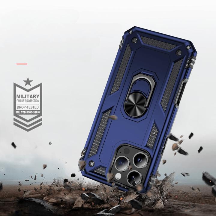 Actual product image Cover-Discount iPhone 16 Pro - Robust back cover with kickstand (Apple iPhone 16 Pro)